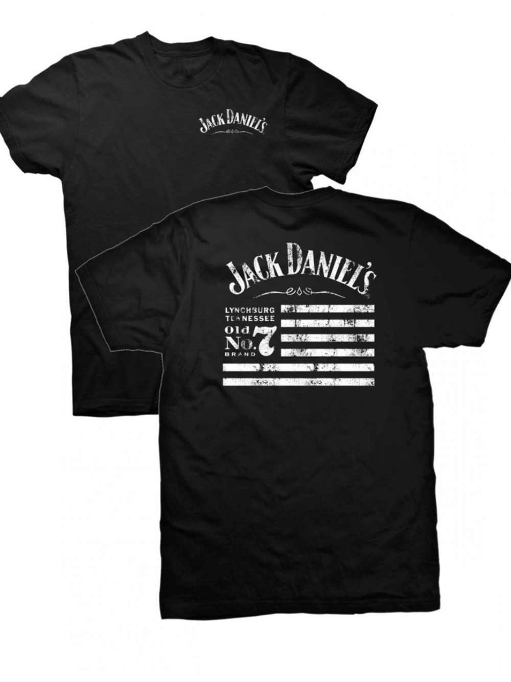 Jack Daniel’s Lynchburg Tennessee Old No 7 Whiskey Brand Men’s T-shirt